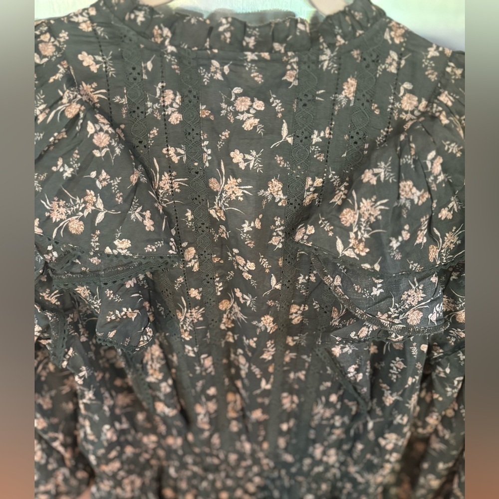 AE77 American Eagle Premium Floral Dress NWT - Picture 6 of 6